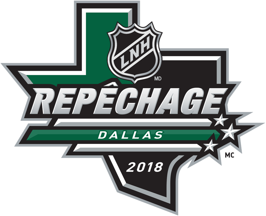 NHL Draft 2017-2018 Alt. Language Logo vinyl decal